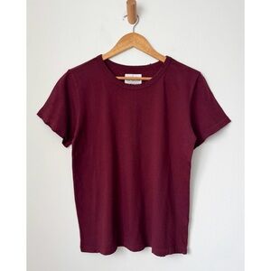 Le Bon Shoppe Organic Cotton Vintage Boy Tee- Burgundy
